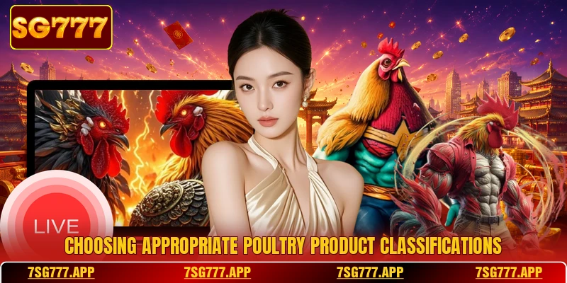 Choosing appropriate poultry product classifications
