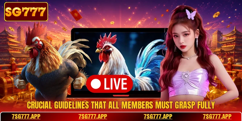Crucial guidelines that all members must grasp fully