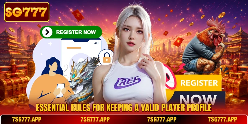 Essential rules for keeping a valid player profile