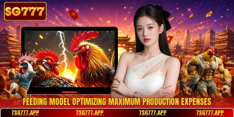 Feeding model optimizing maximum production expenses