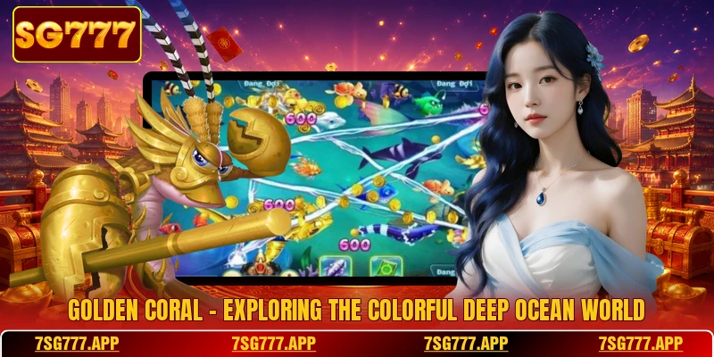 Golden Coral - Exploring The Colorful Deep Ocean World