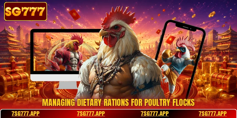 Managing dietary rations for poultry flocks