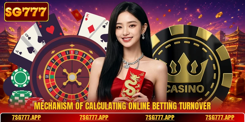 Mechanism of calculating online betting turnover