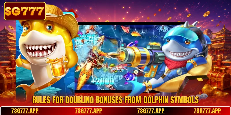 Rules for doubling bonuses from dolphin symbols