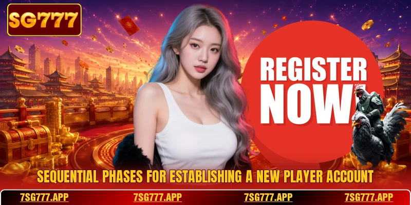 Sequential phases for establishing a new player account
