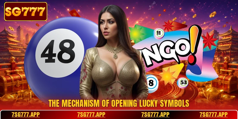 The mechanism of opening lucky symbols