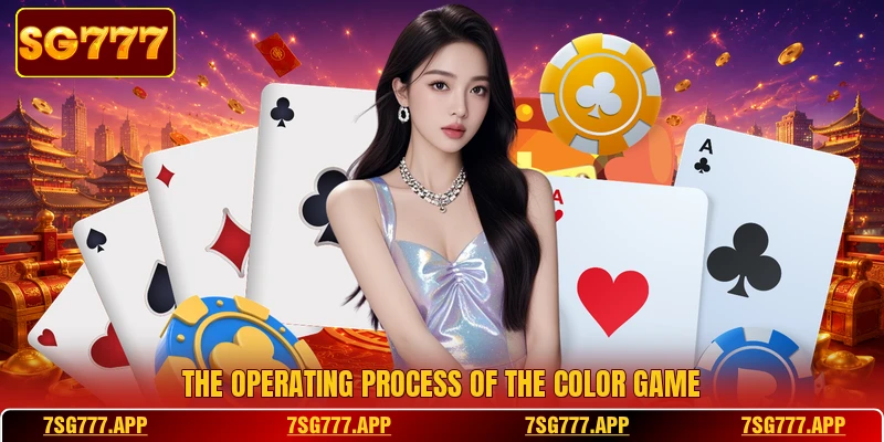 The operating process of the color game