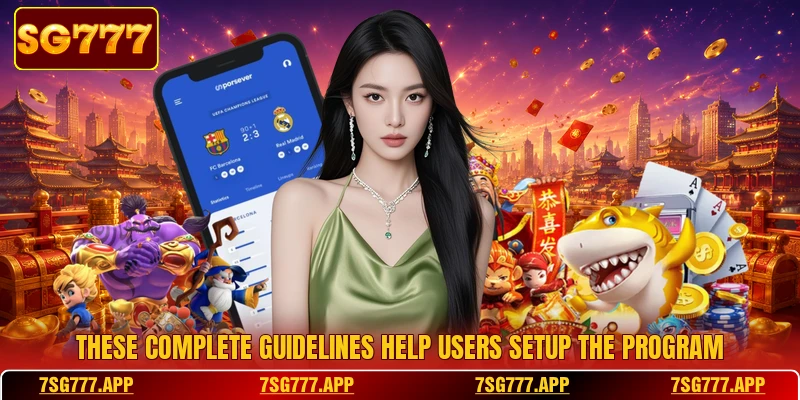These complete guidelines help users setup the program