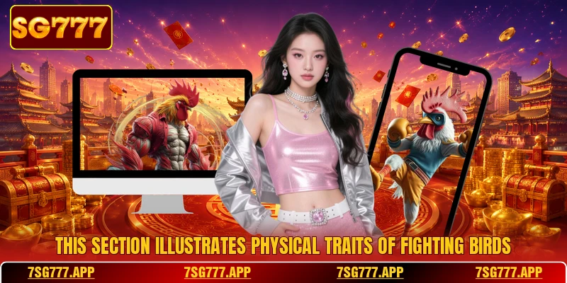 This section illustrates physical traits of fighting birds This section illustrates physical traits of fighting birds